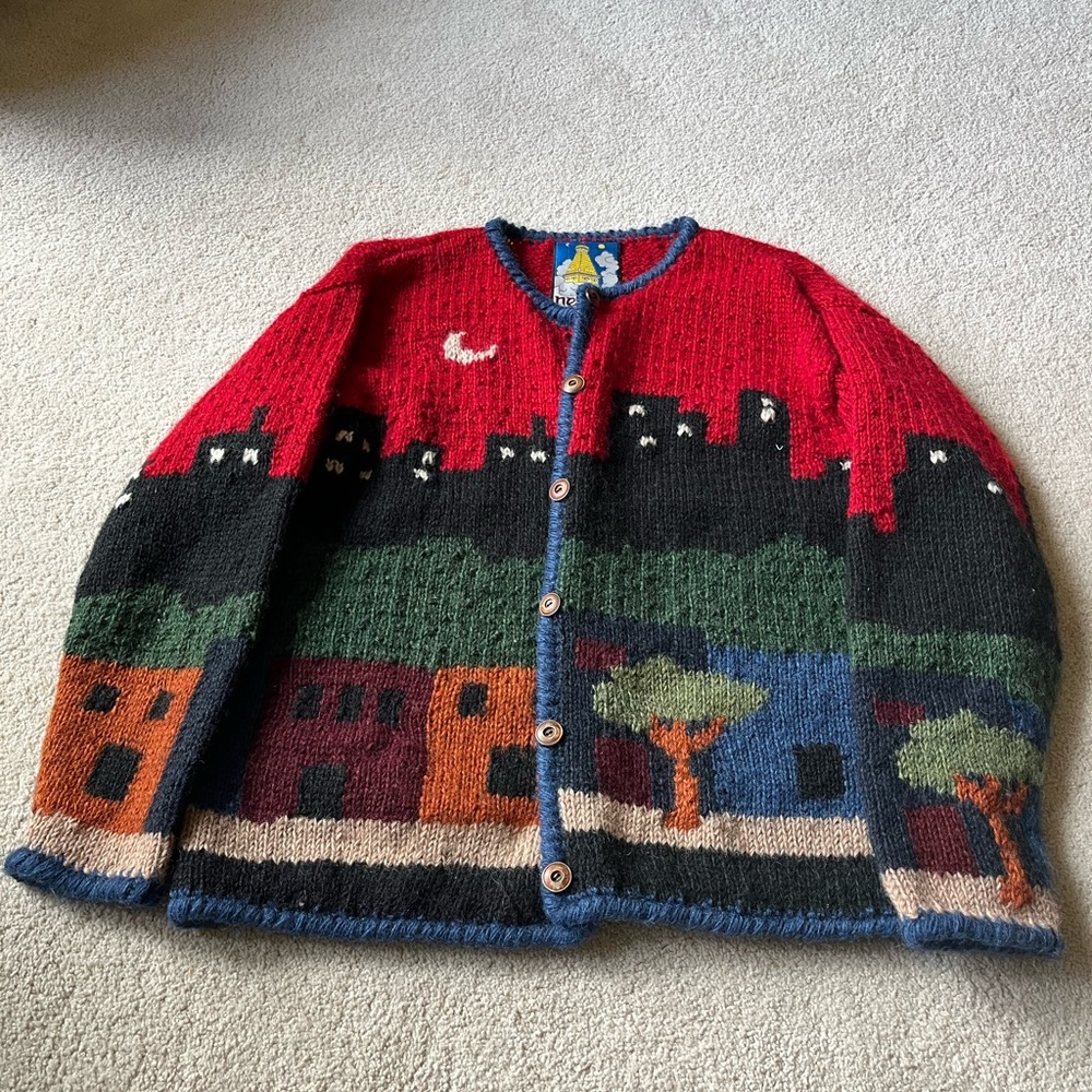 Newari wool cardigan